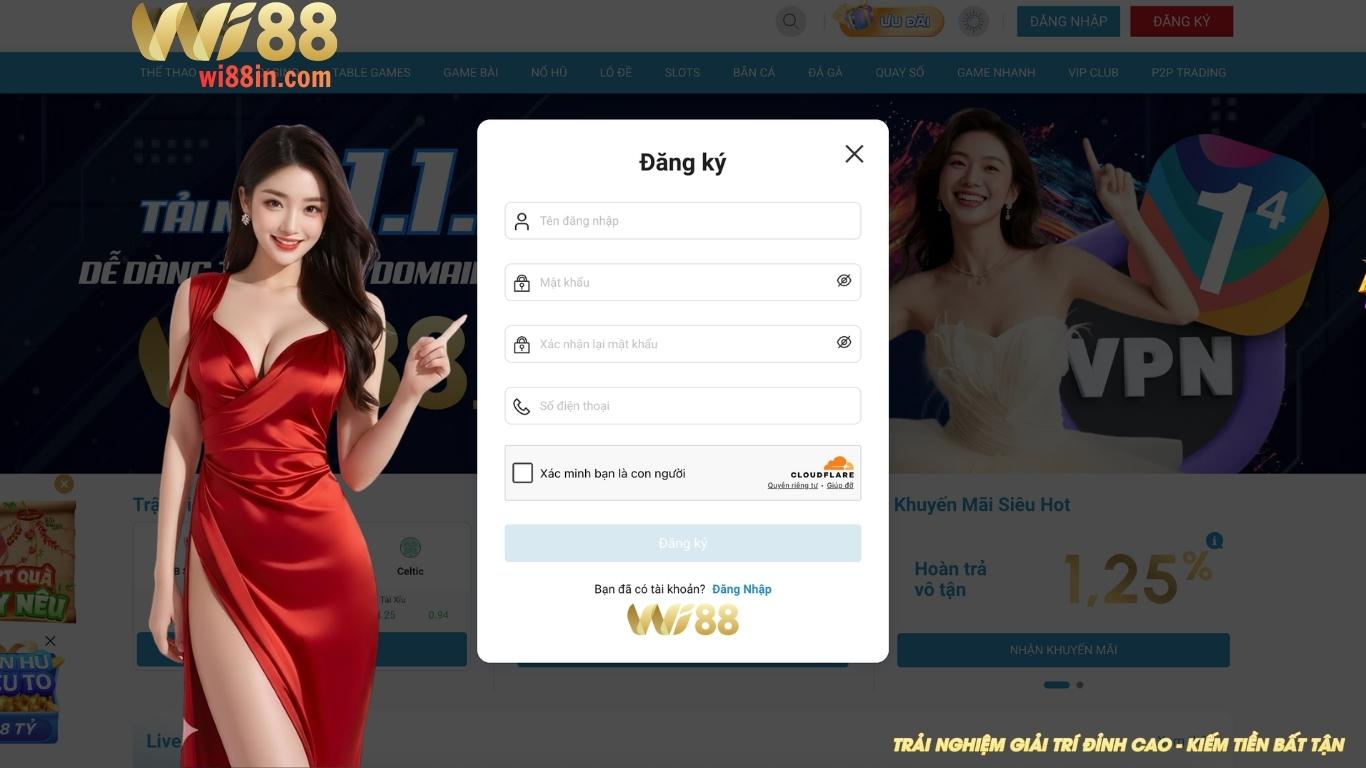 Quy trình 3 bước đăng ký Wi88 siêu tốc