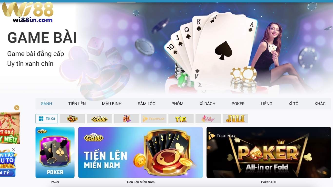 Đôi nét về game bài Wi88