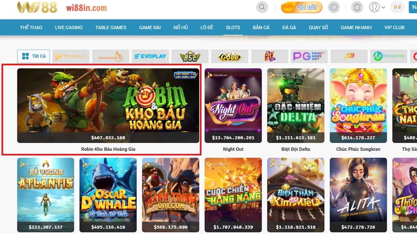Giới thiệu trò chơi slot Kho Báu Hoàng Gia Wi88 Giới thiệu trò chơi slot Kho Báu Hoàng Gia Wi88