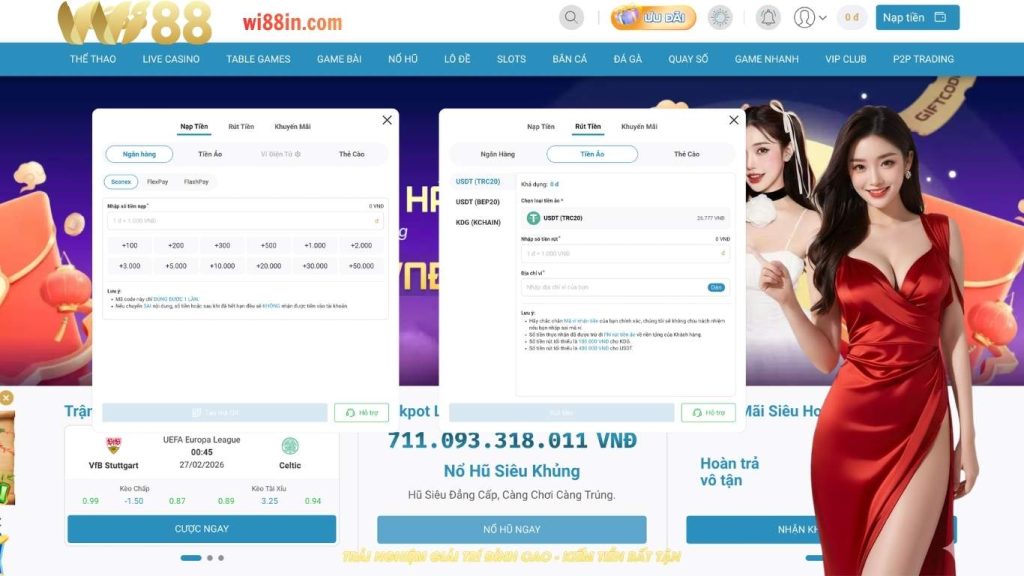 FAQs - Giải đáp về quy trình nạp tiền và rút tiền trên Wi88