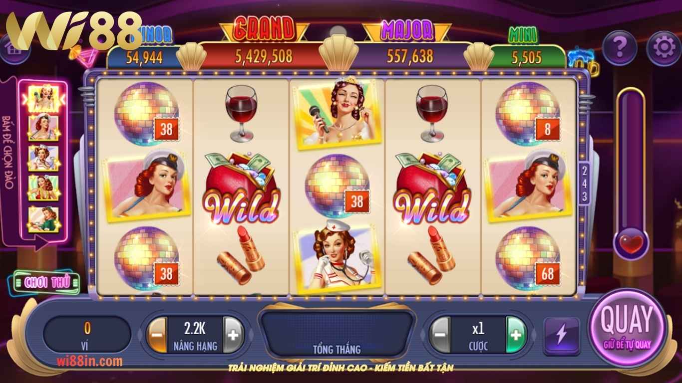 Cách vào game nổ hũ Night Out Wi88